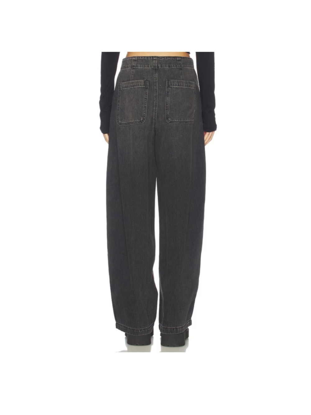 NWT Pistola Lottie High Rise Relaxed Bowed Jeans Zen Size 27 - Picture 2 of 8